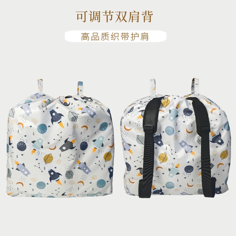 婴儿车通用旅行托运袋遛娃神器收纳袋宝宝推车双肩背收纳包加棉