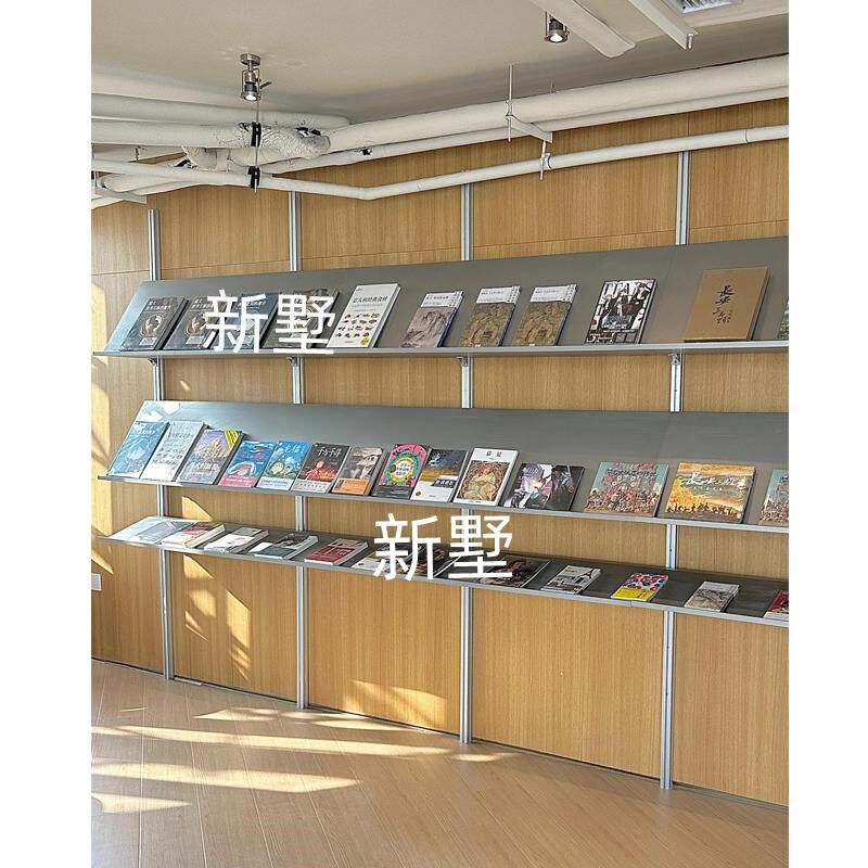 铝型材陈列书架展示壁式图片架画框架墙搁板画架壁架整理架收纳架
