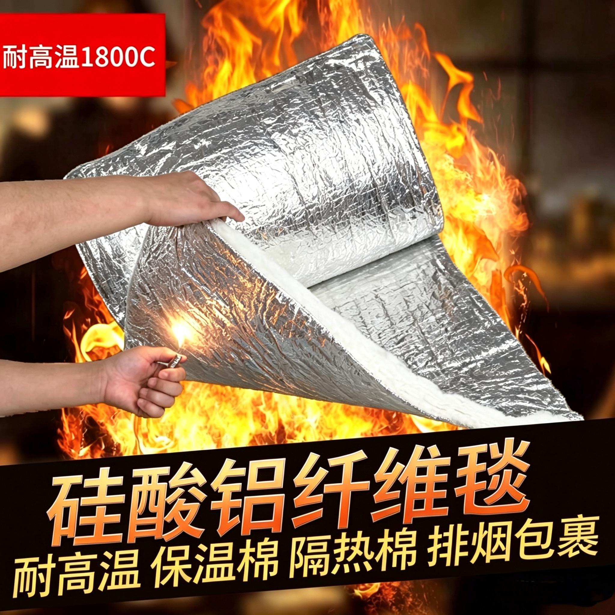 鲁阳硅酸铝纤维毯除渣挡渣棉
