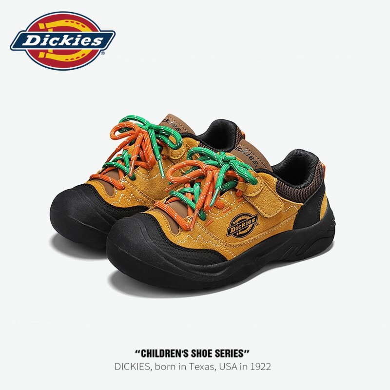 Dickies儿童运动鞋2026新款秋季户外登山中大童鞋防滑软底休闲鞋