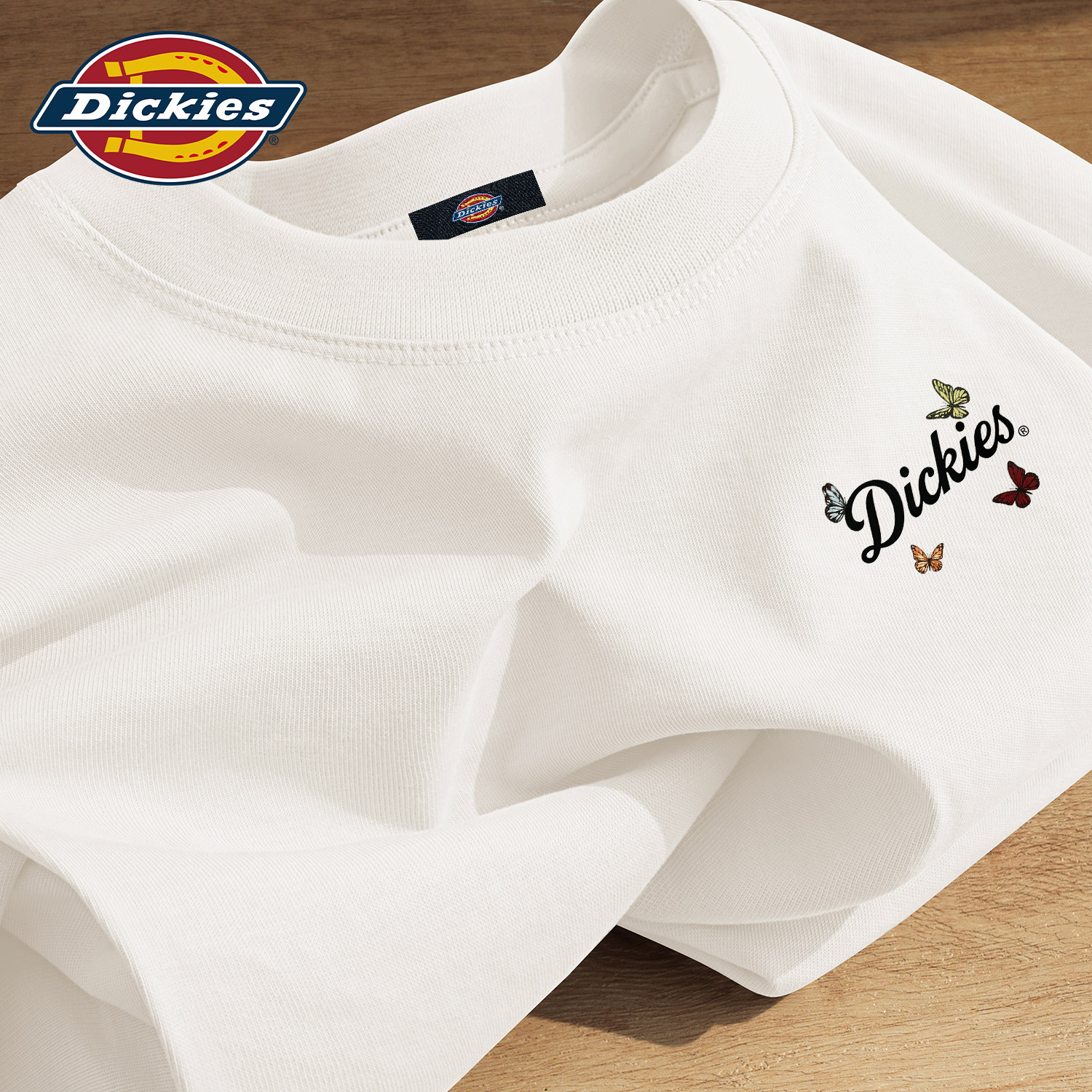Dickies白色纯棉短袖T恤男生