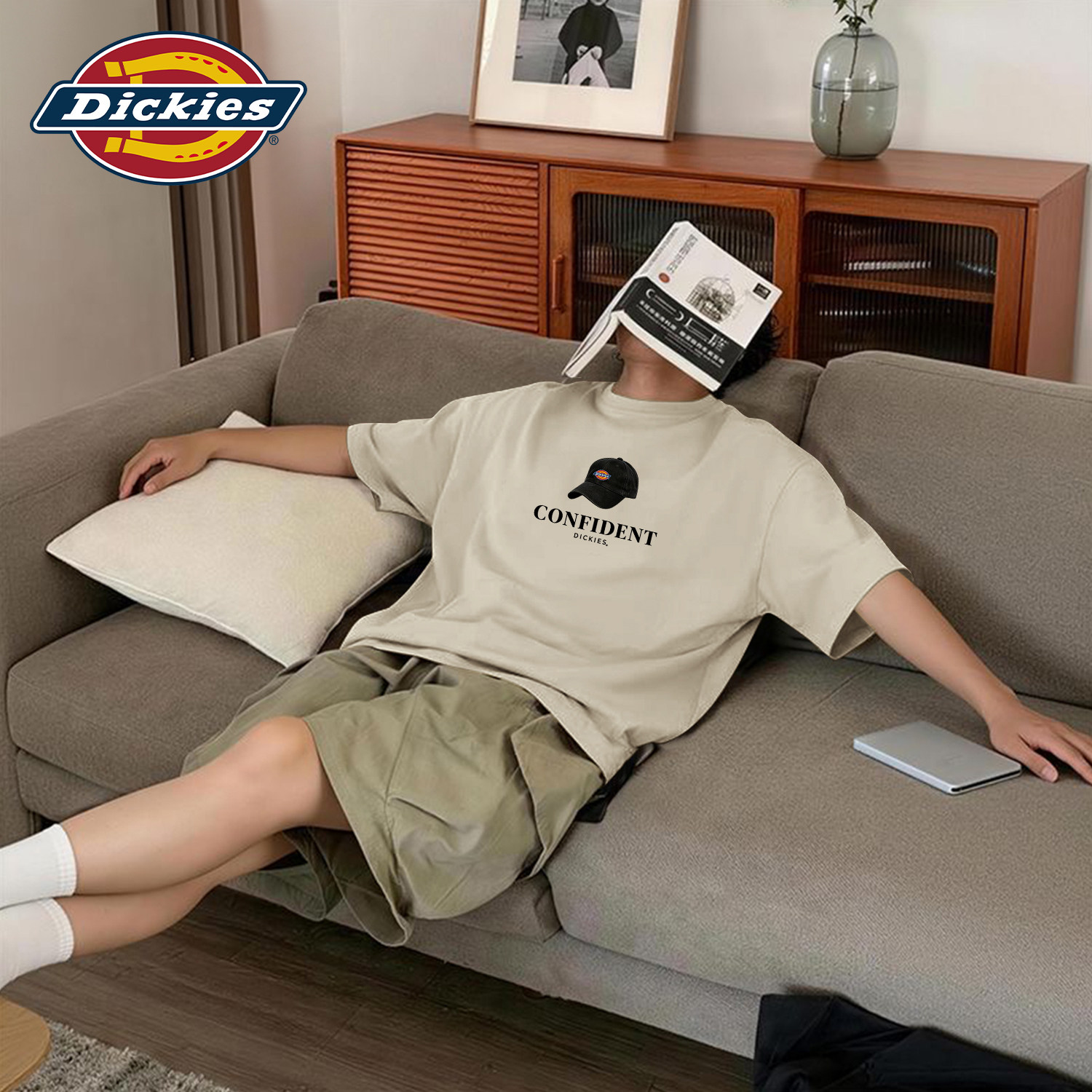Dickies纯棉圆领短袖T恤男