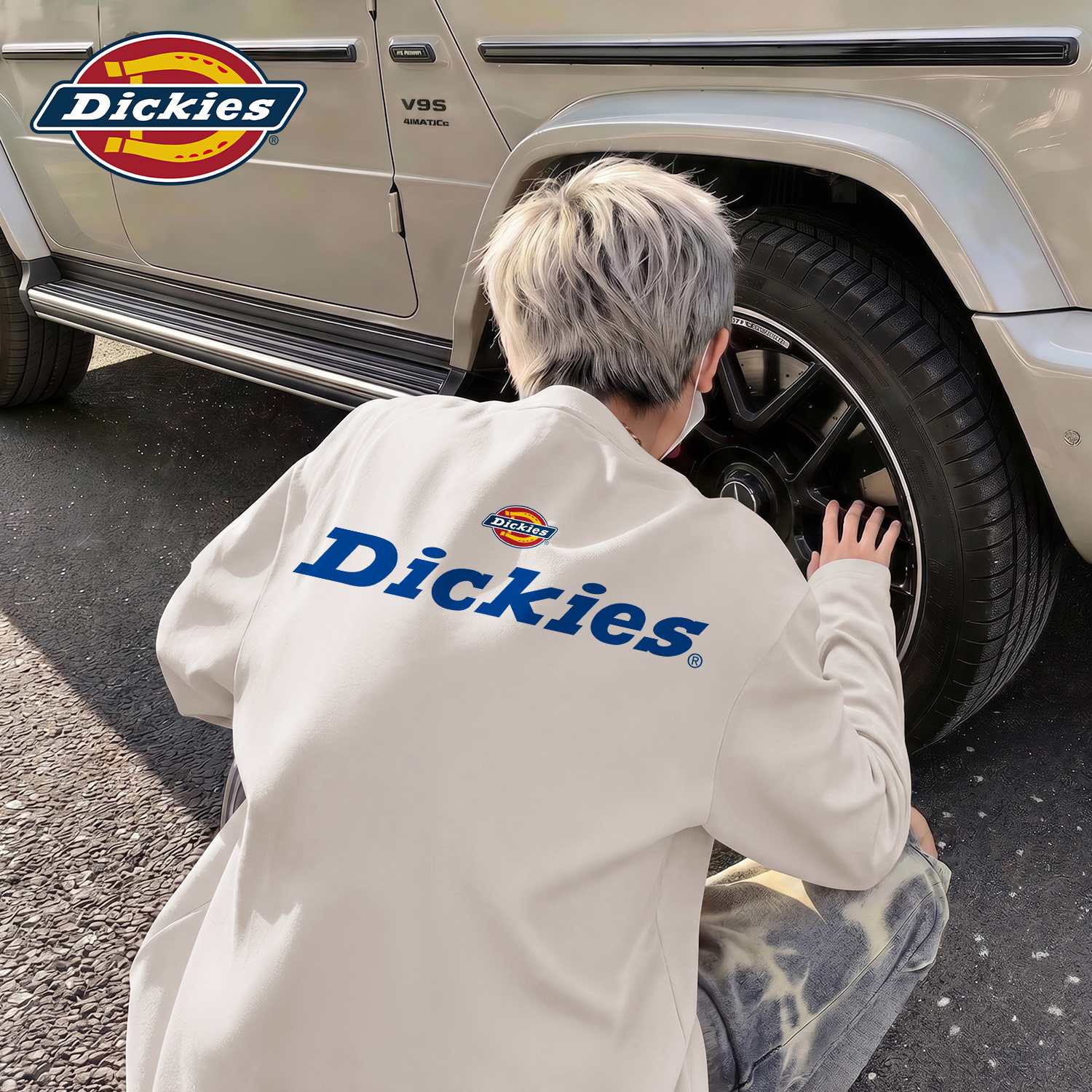 Dickies男生美式街头潮牌长袖T恤