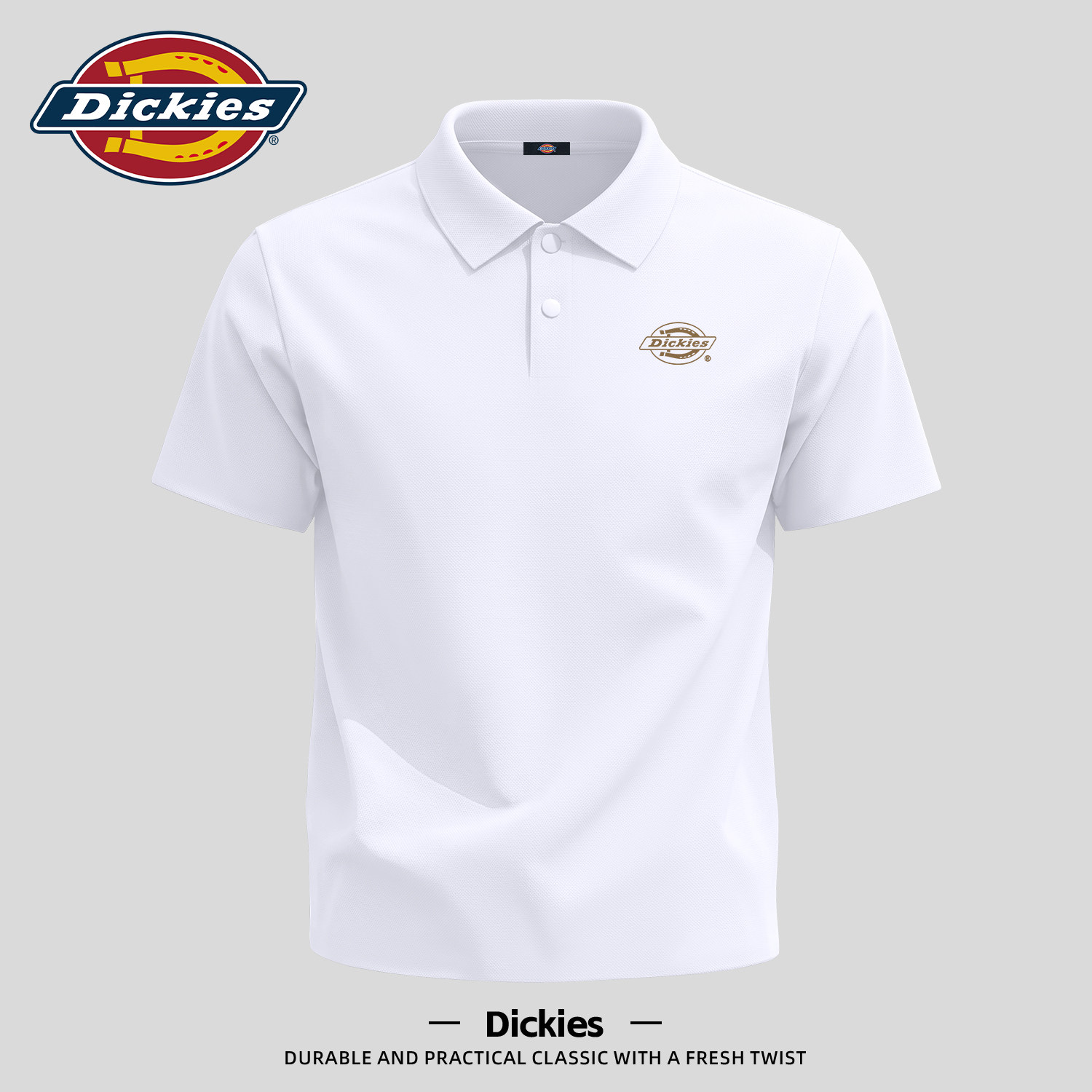Dickies冰丝凉感短袖POLO衫男款