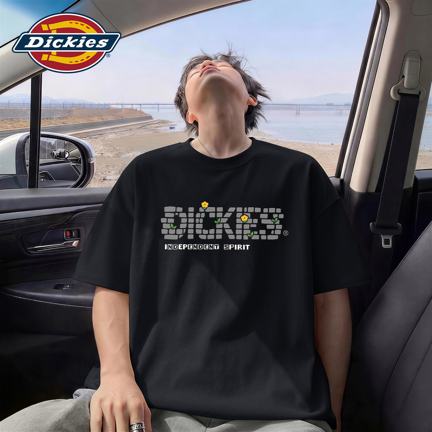 Dickies美式复古印花短袖T恤男