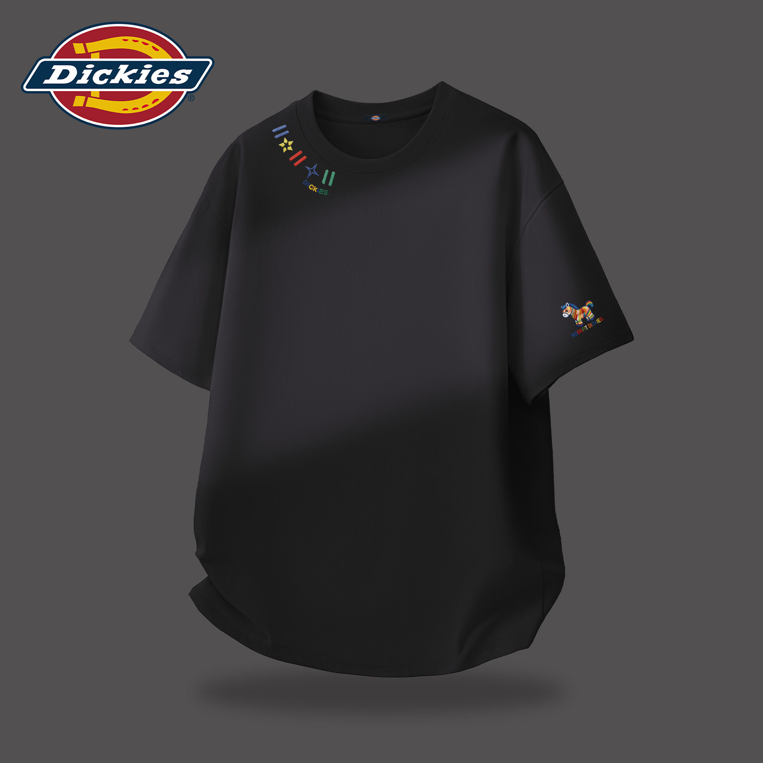 Dickies黑色短袖T恤男生
