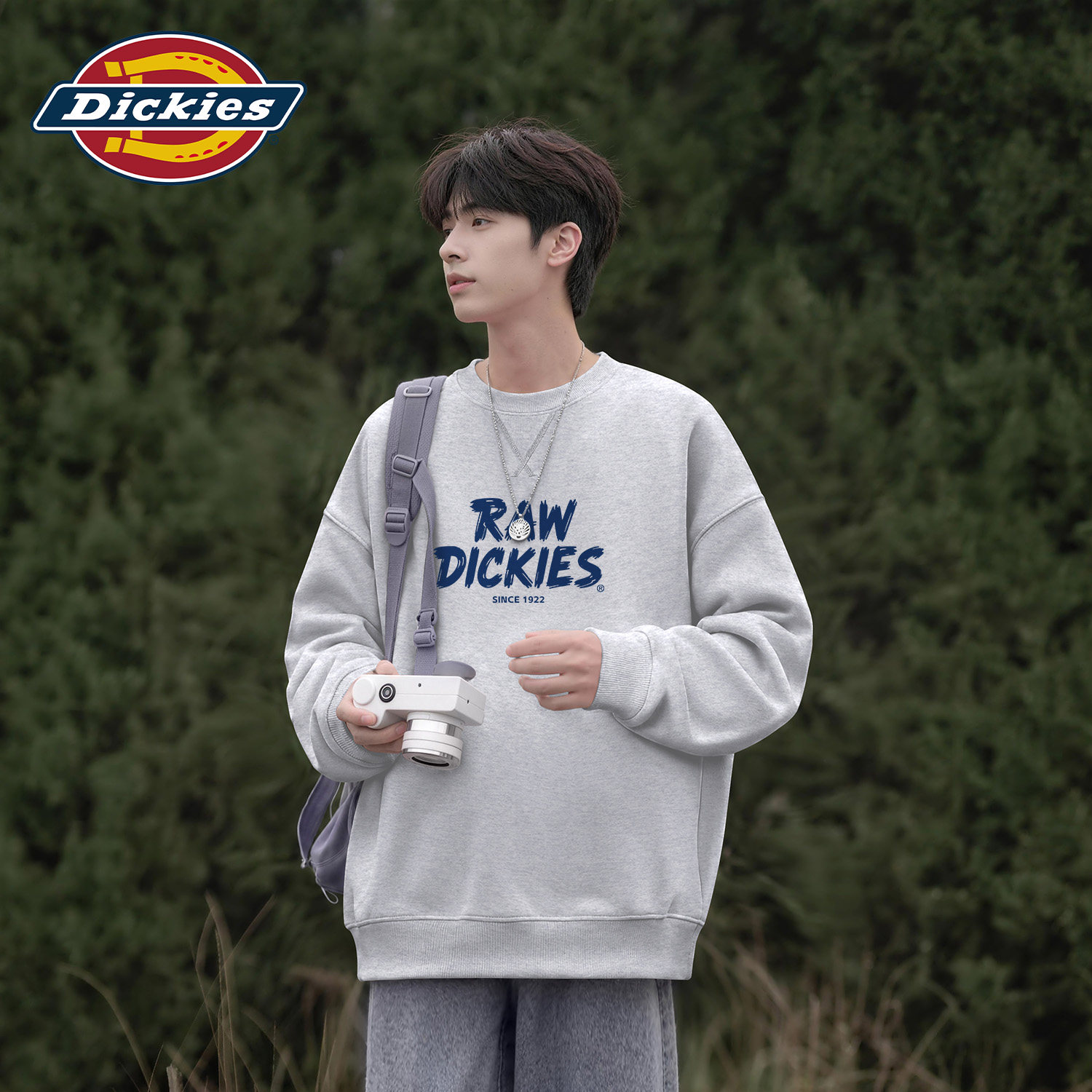 Dickies圆领卫衣男2026秋季