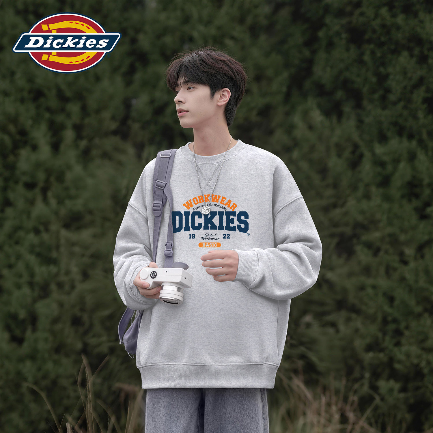 Dickies正品圆领卫衣男