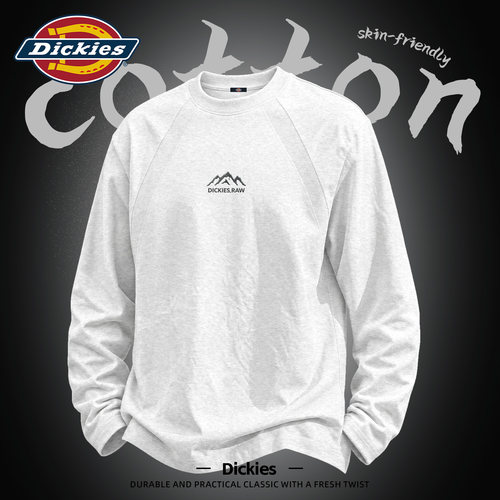 Dickies美式潮牌插肩长袖体恤男