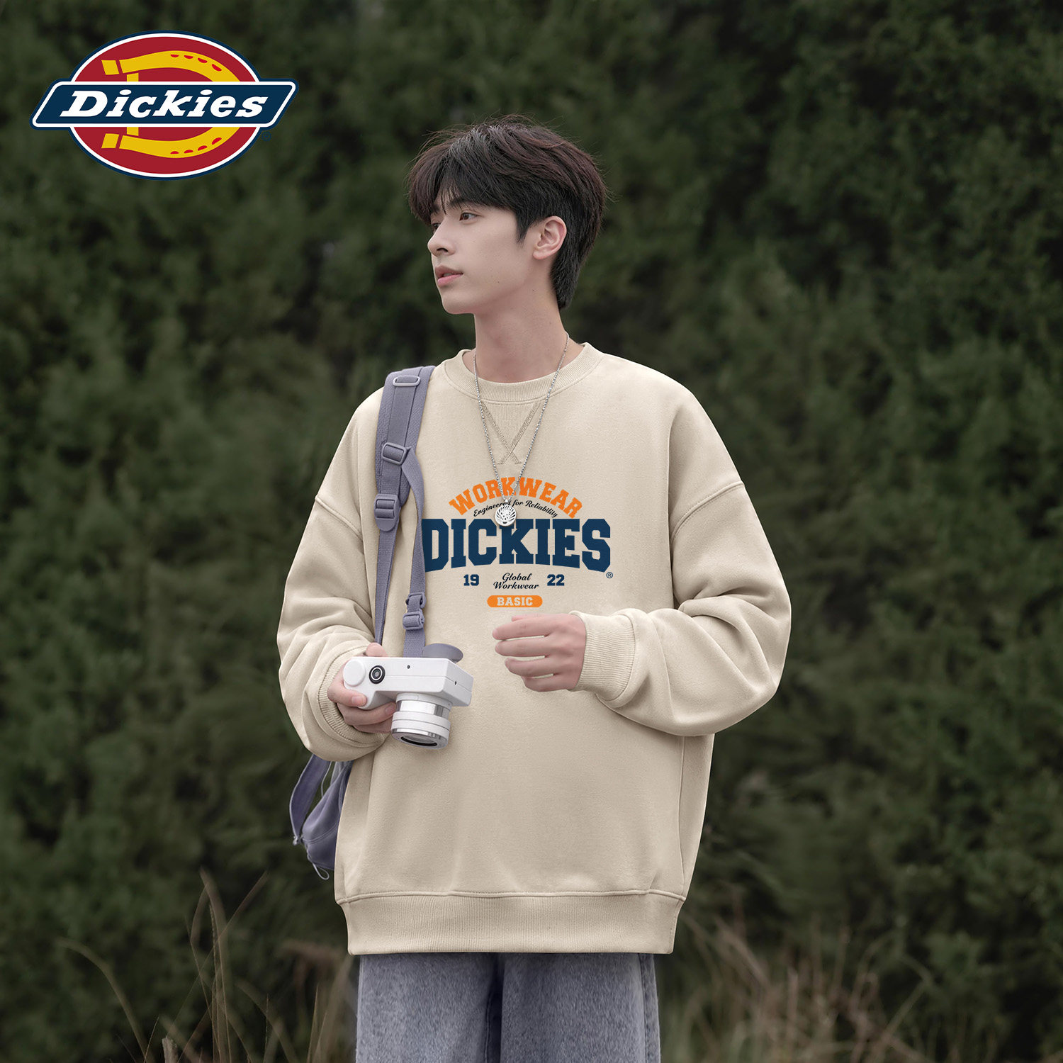 Dickies旗舰正品圆领卫衣男
