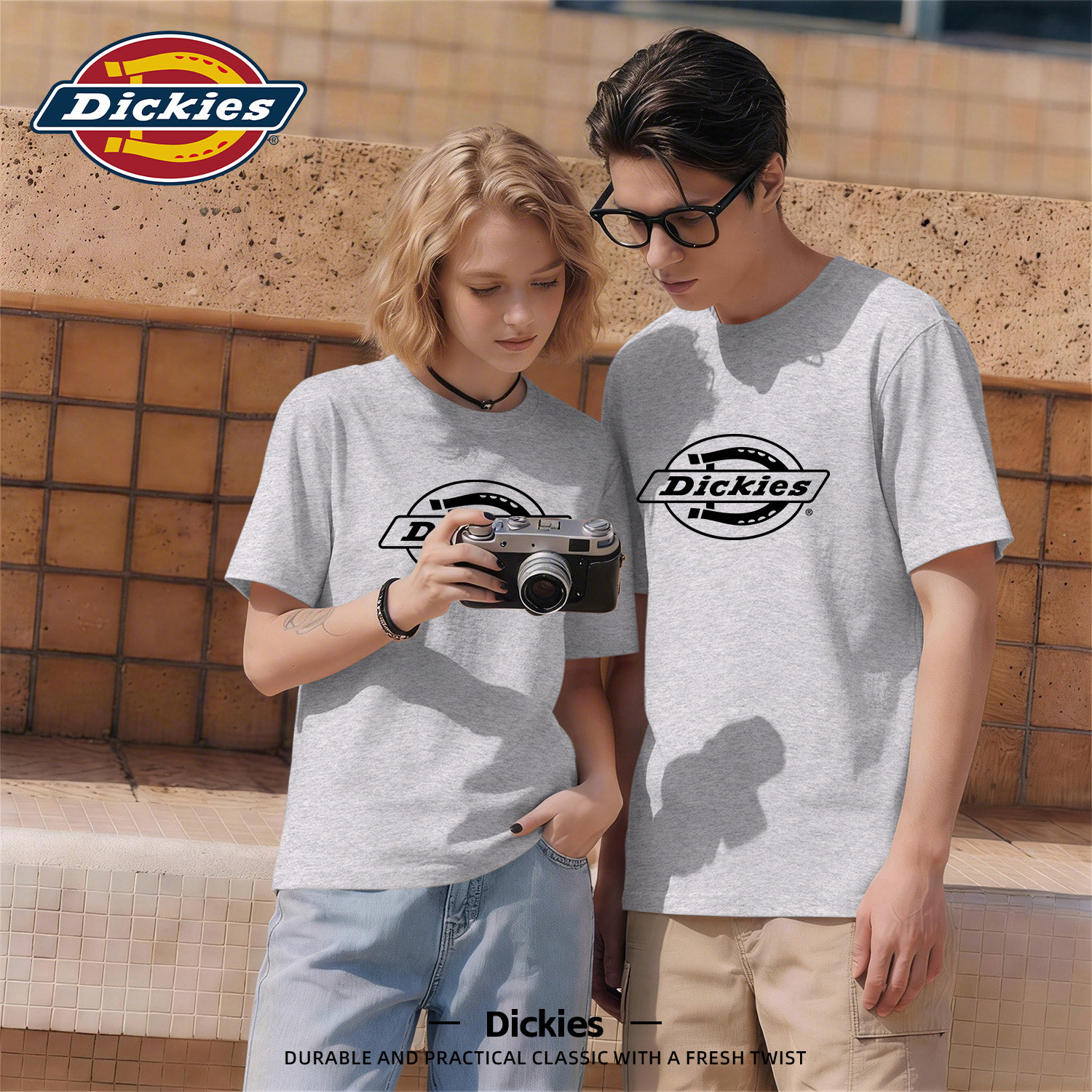 Dickies纯棉圆领短袖T恤