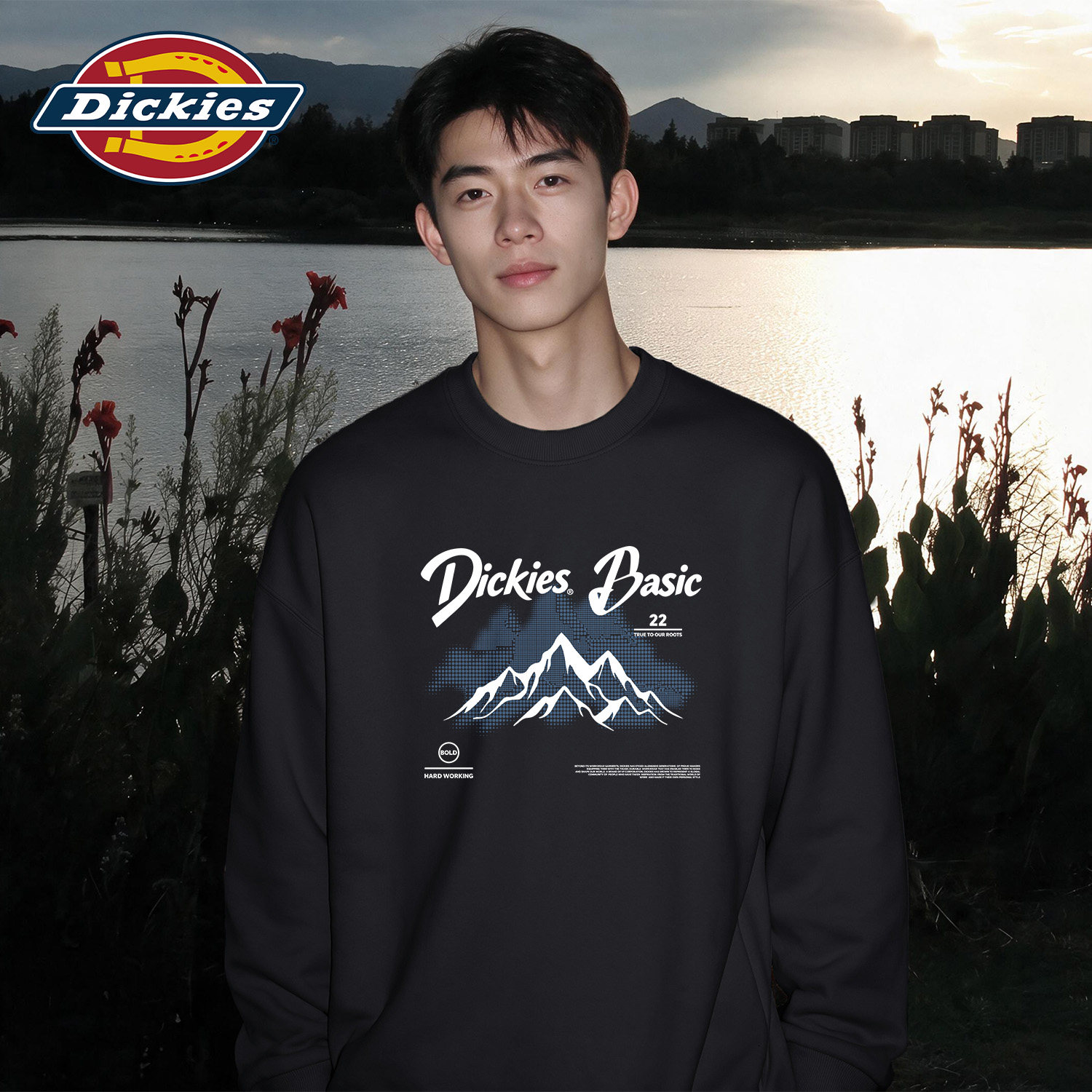 Dickies旗舰店圆领卫衣男款2026