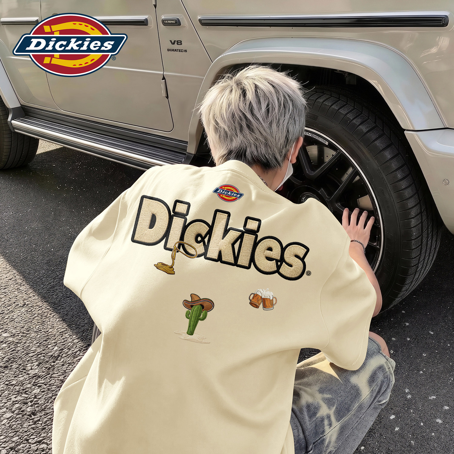 Dickies纯棉圆领T恤男款