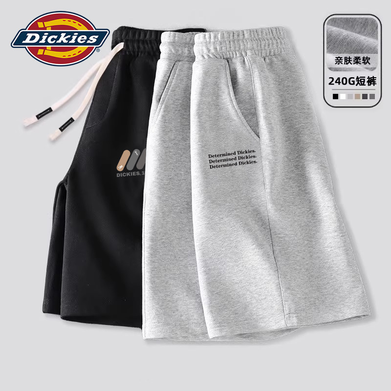 Dickies灰色短裤男2026夏季新款