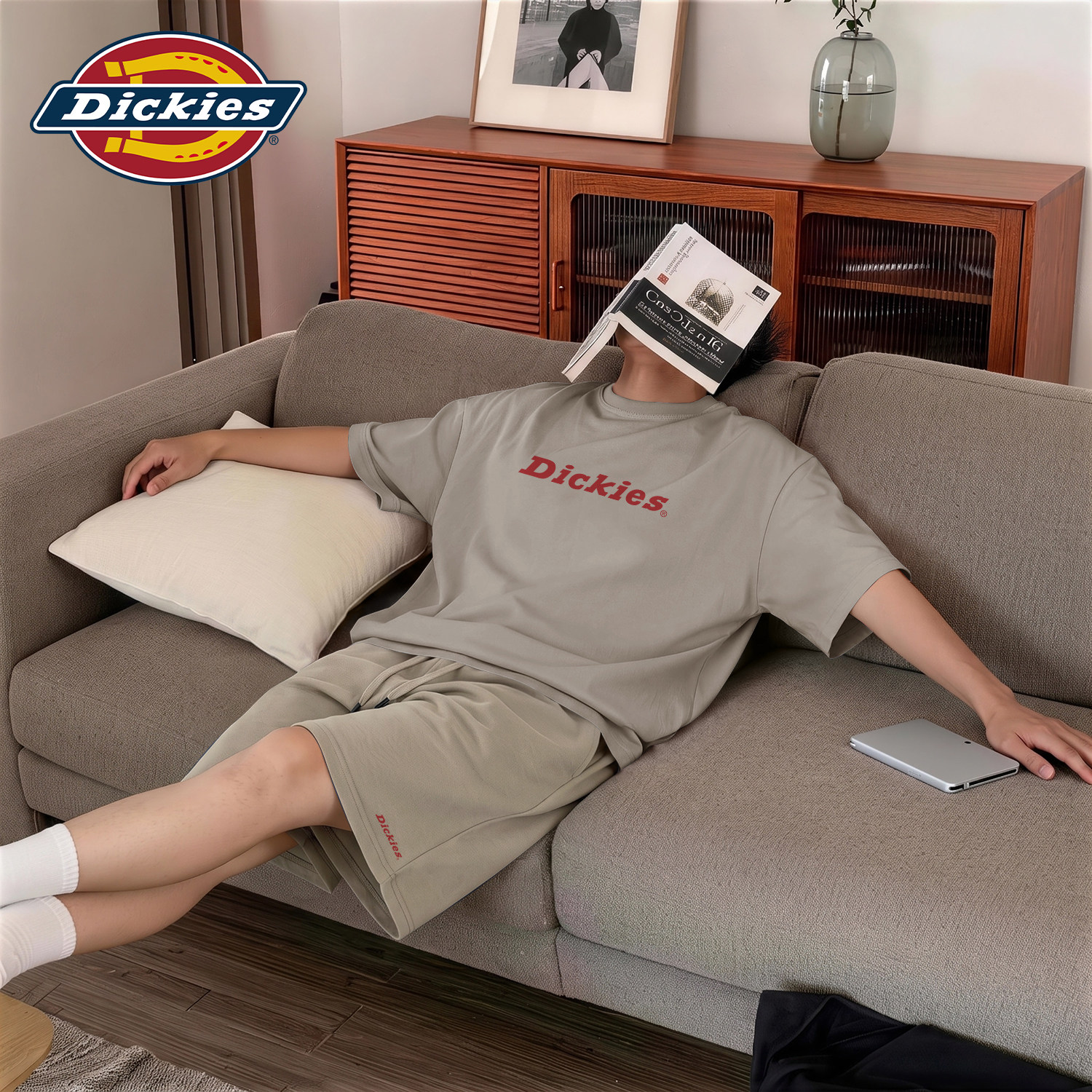 Dickies纯棉短袖短裤套装男生
