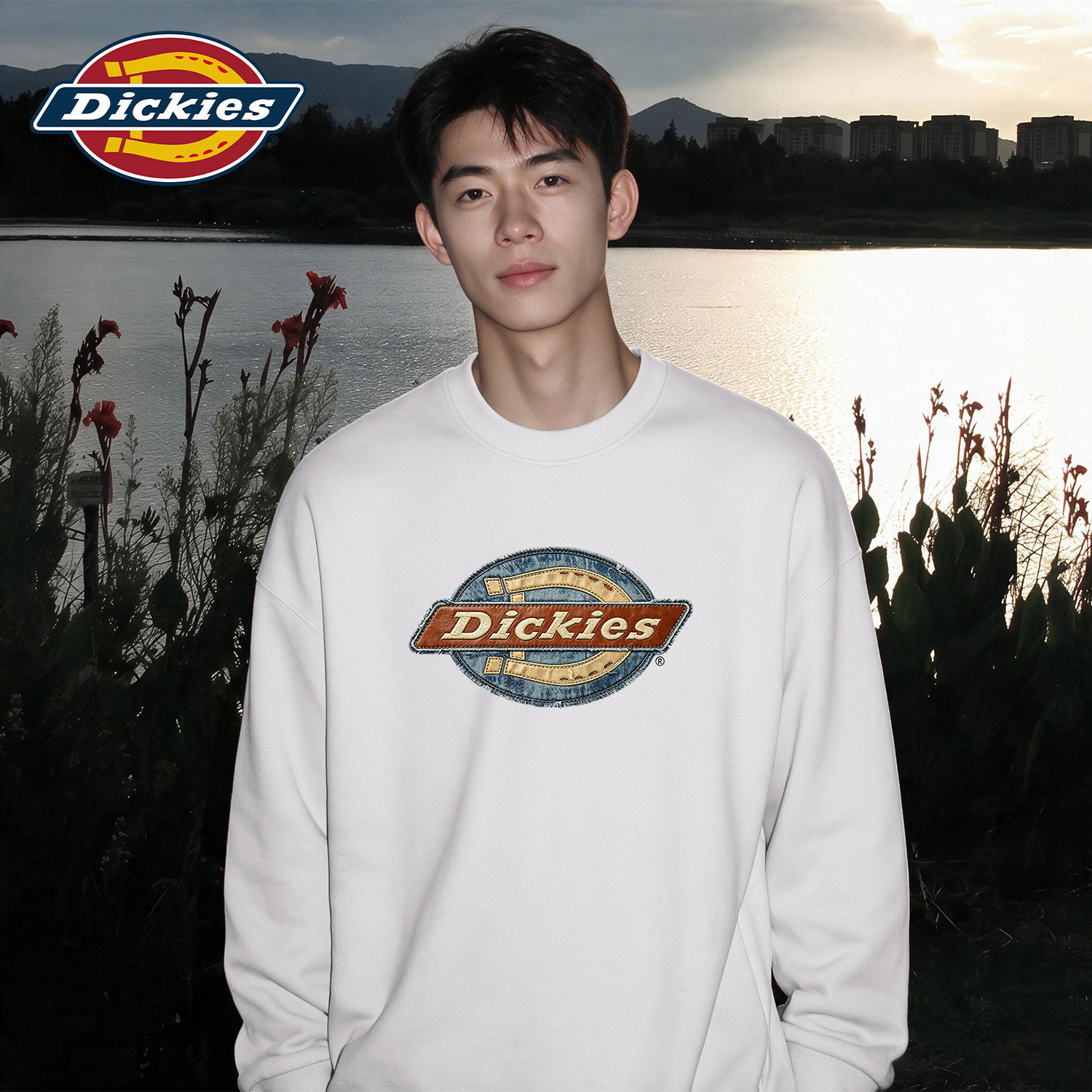 Dickies正品圆领卫衣男2026秋季