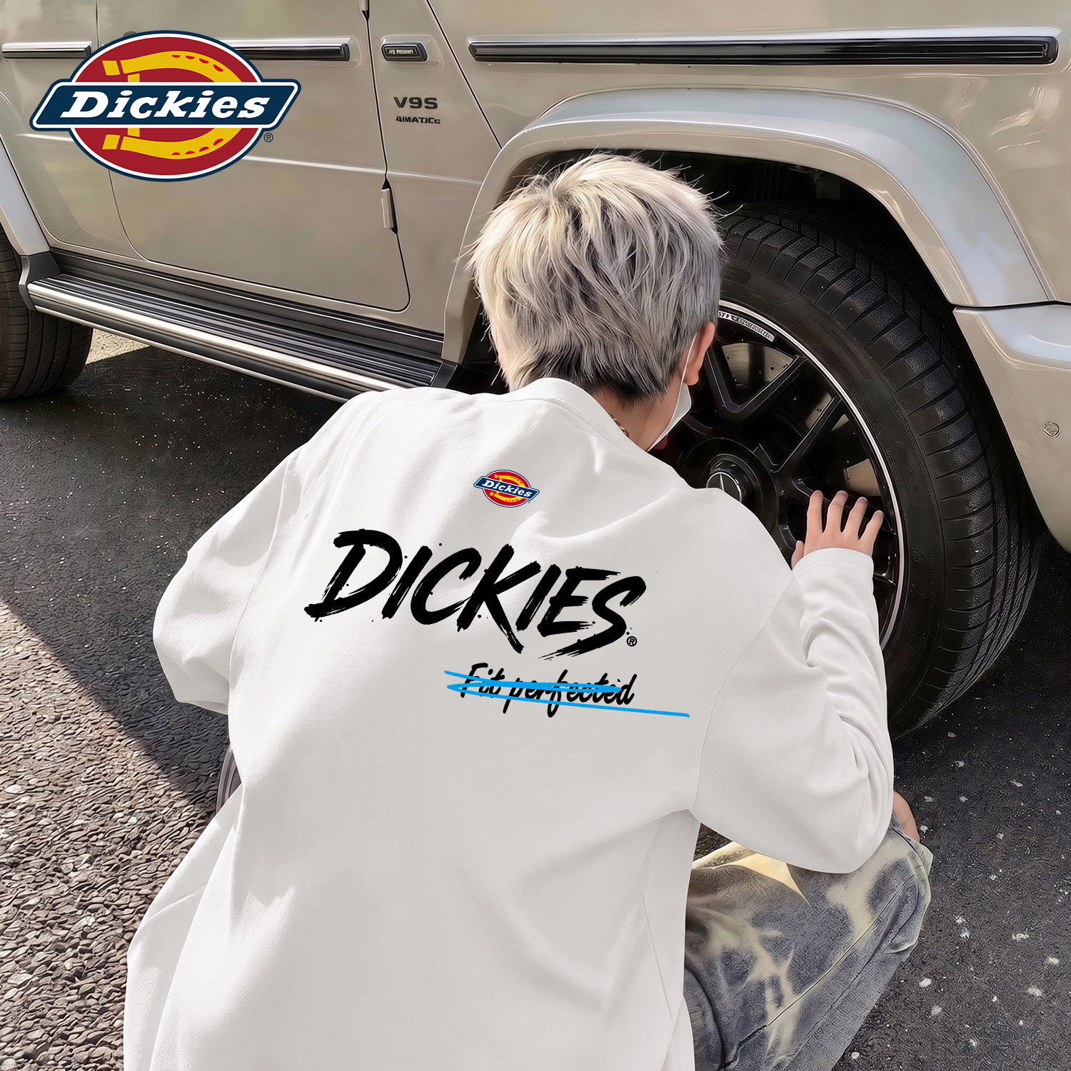 Dickies美式街头感纯棉长袖T恤男