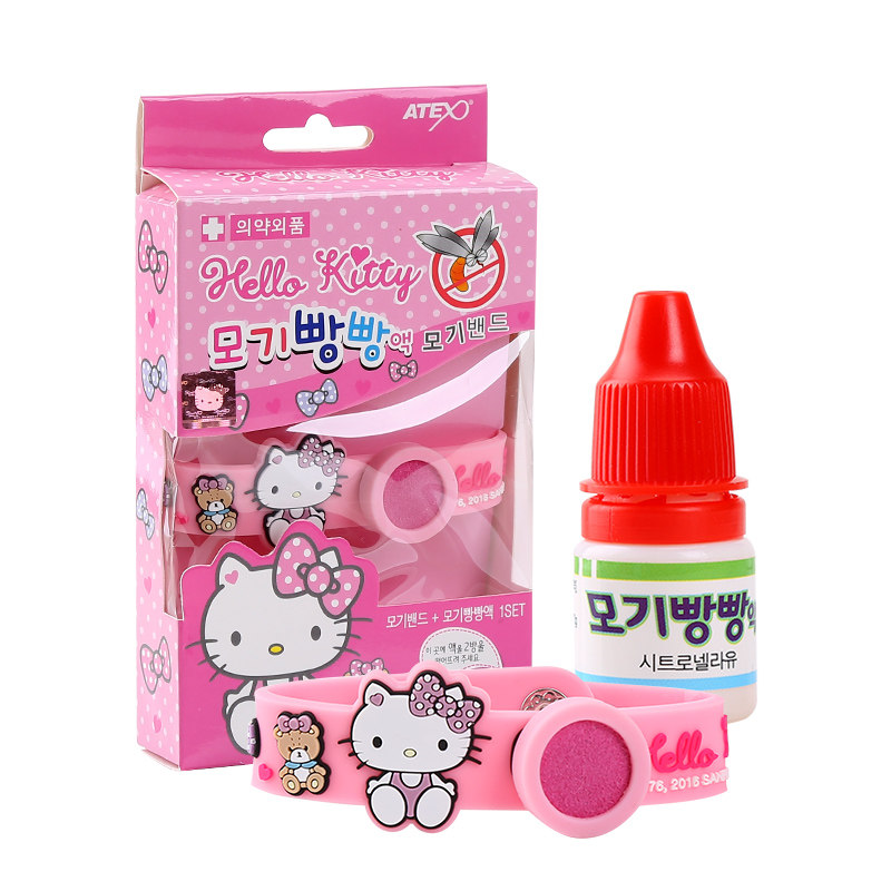 韩国防蚊手环儿童孕妇婴儿防蚊扣卡通可爱纯天然植物成人驱蚊手环