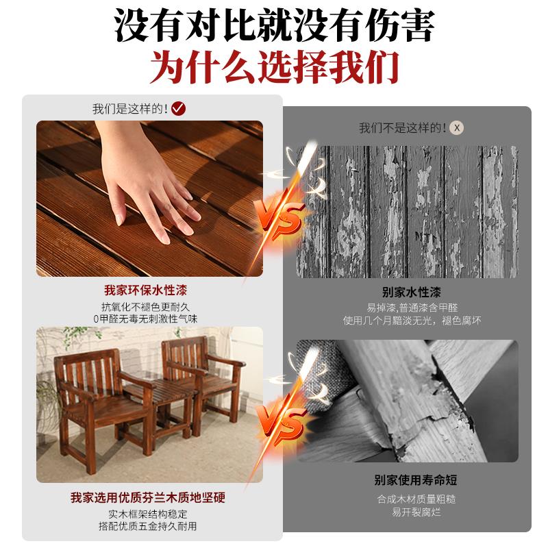 露天阳台户外看书阅读防水桌椅网红休闲室外桌子椅子组合套装家用