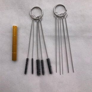 喷漆枪清洗毛刷喷笔喷画笔清洁工具汽修喷枪油漆通道专业毛刷套装