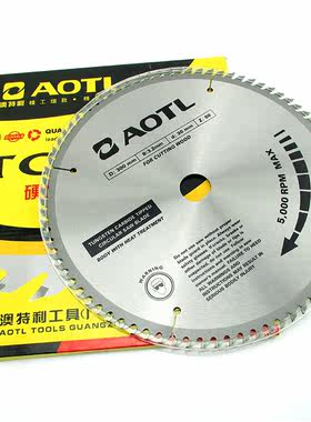 Aotl/澳特利 12寸合金锯片 合金锯盘 圆锯片 木工 铝材锯片