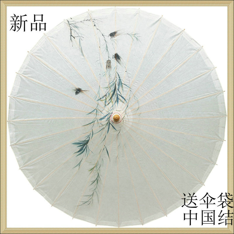 泸州油纸伞男女实用雨伞小清新浪漫翠柳传统工艺道具装饰拍照摄影