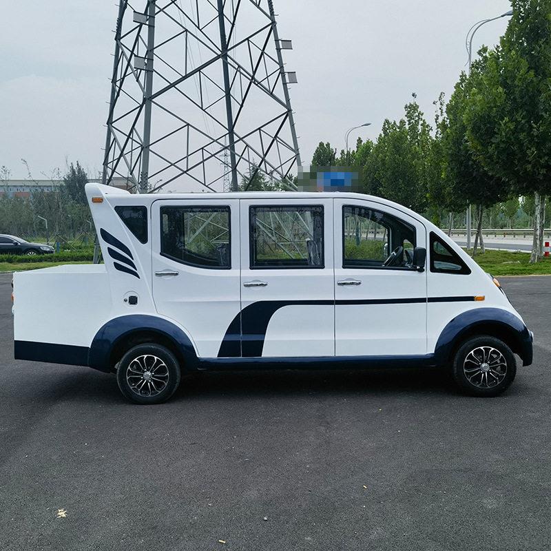 电动巡逻车皮卡带斗校园巡查车四轮城管执勤车电车观光车5-8座
