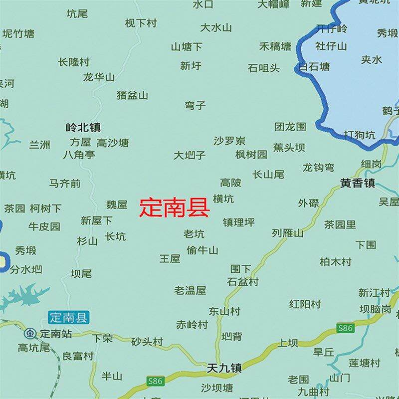 2023新款赣州市地图贴图办公室挂图高清防水墙壁贴超大装饰画定制