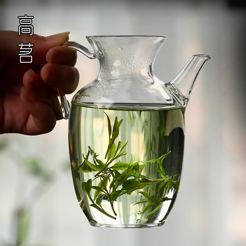 仿宋玻璃壶宋壶泡绿茶专用茶具一人小茶壶执壶家用泡茶器茶杯套装