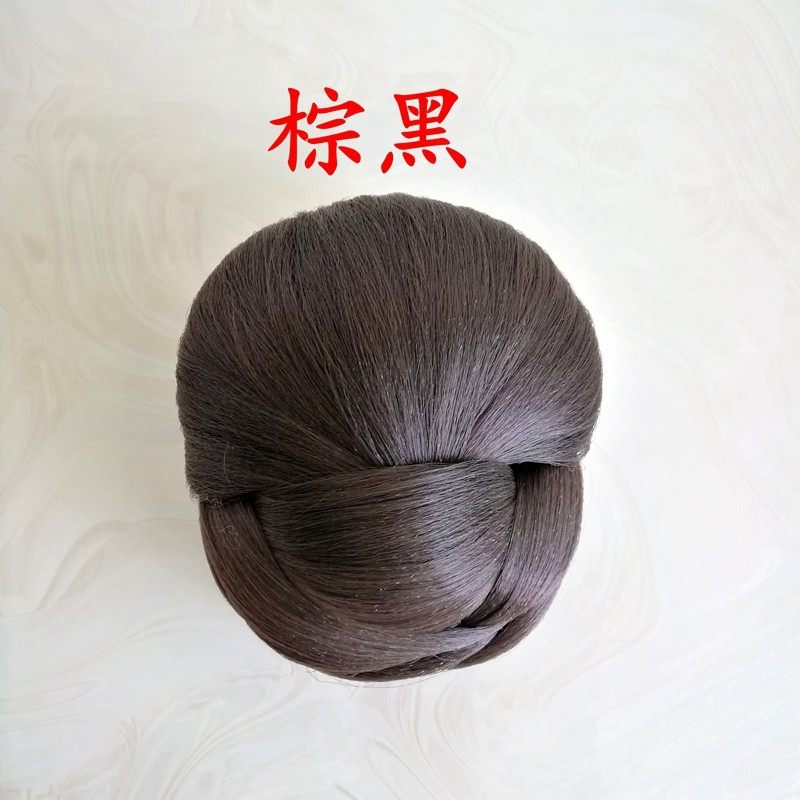 新娘盘发发包中式婚礼盘发发髻假发中国风假发复古旗袍假发发型