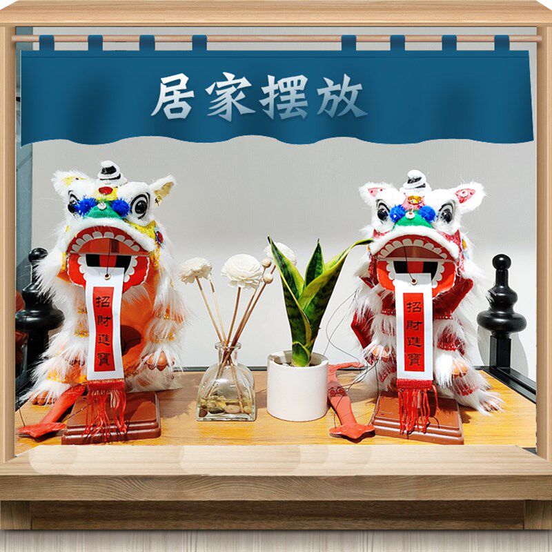 提线狮子王木偶扯线傀儡醒舞狮居家婚庆开店招财摆件玩具推荐包邮