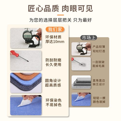 毛毡墙贴照片墙背景板毛毡板墙面软木板展示板挂墙旅游相片墙文化