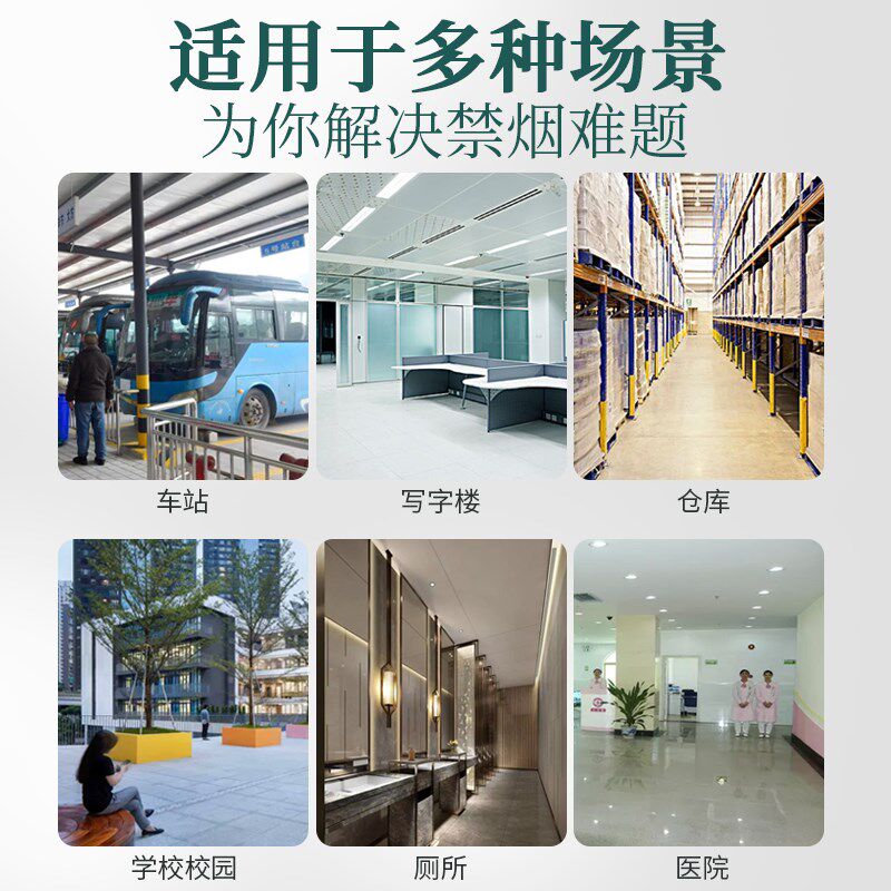 控烟卫士烟雾烟感应报警器厕所卫生间吸烟检测仪抽烟禁烟探测器