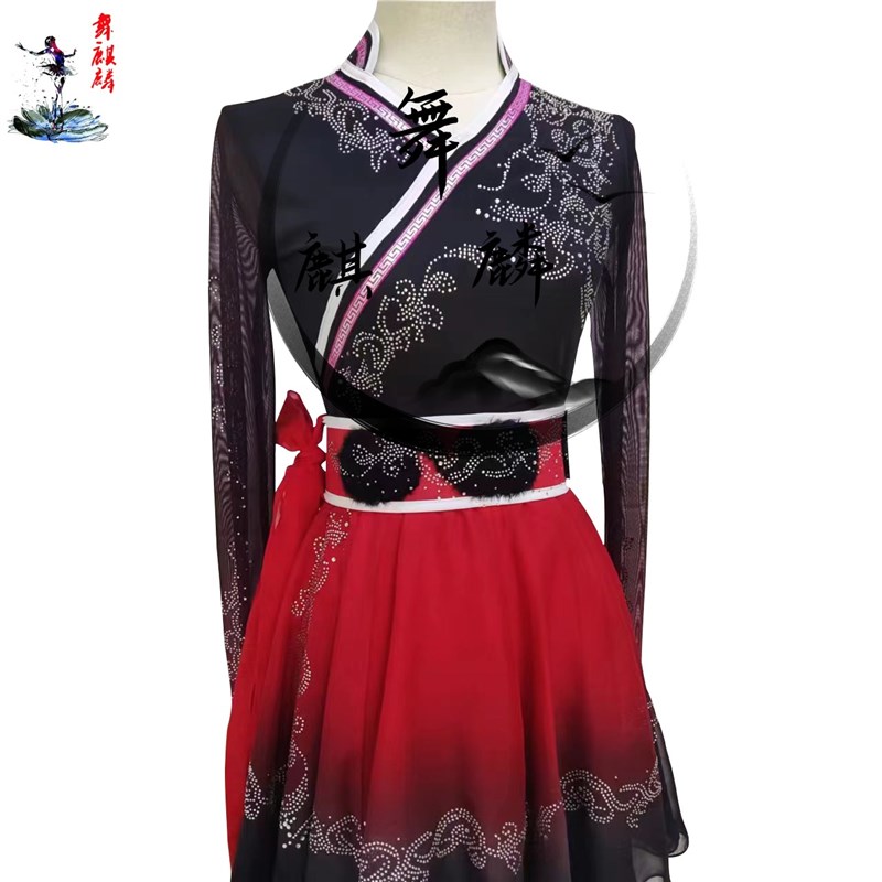 新款蒙古筷子舞草原回响舞蹈服演出服少数民族表演服艺考服定制女