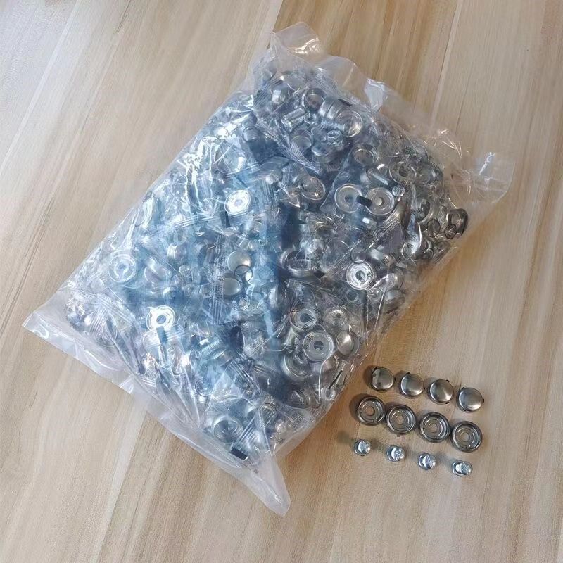 牌照固定螺母扣防盗盖帽不锈钢新能源车通用螺钉卡扣车边框牌架栓