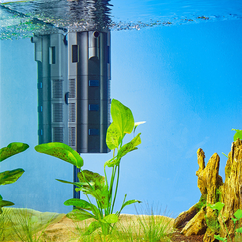 欧亚瑟鱼缸内置过滤器小型水族箱草缸净水循环三合一制氧过滤一体
