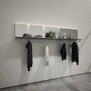 服装店架展示架壁挂式货架店铺装饰包包架女装上墙挂衣架童装架子