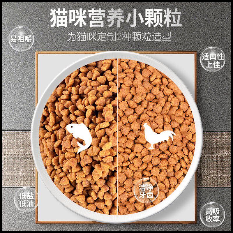 伊萨冀师傅猫粮3斤6斤幼猫成猫英短美短蓝猫渐层亮毛发腮增肥宠物