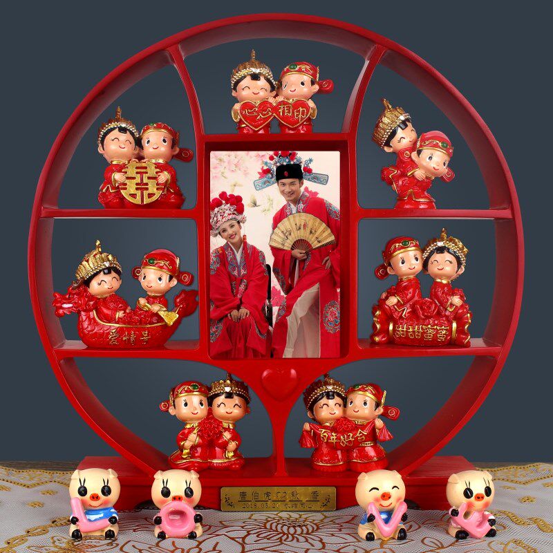 结婚礼物送新人新婚实用创意新娘姐姐女哥哥嫂子朋友的订婚庆摆件