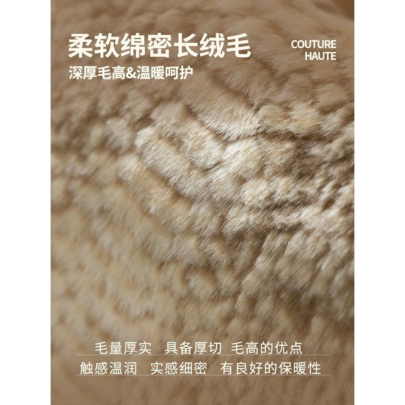 坐墩客厅榻榻米毛绒轻奢坐垫冬季卧室地板上懒人沙发地毯看书坐垫