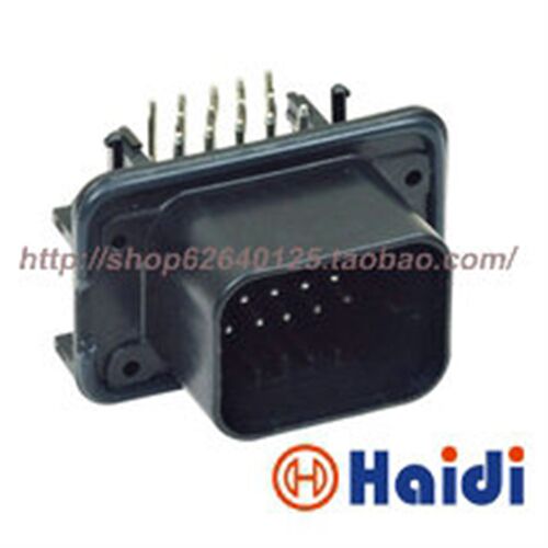 14针PCB弯针座汽车接插件 1.5弯针座护套连接器 DJ3144S-1.5-10AW