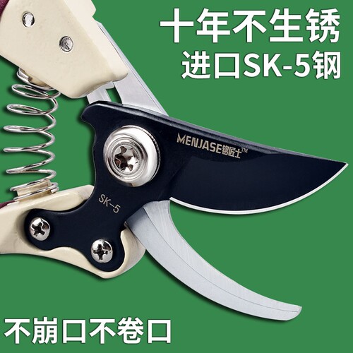 进口艺园剪刀剪枝剪树粗枝花草修枝剪家用园艺专用省力德国进口