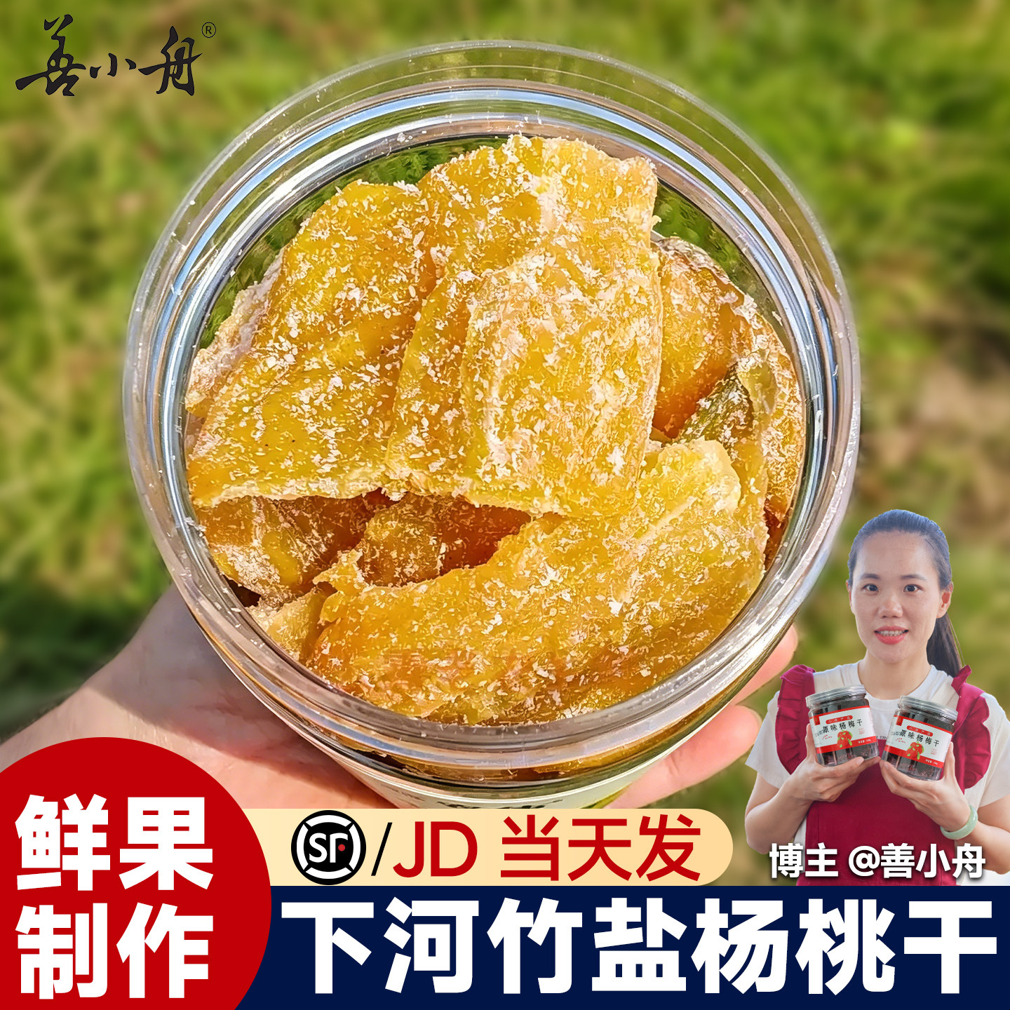 善小舟 福建下河特产竹盐杨桃干酸甜水果干果脯蜜饯零食礼盒装