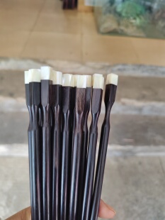 老红木筷条老挝大红酸枝家用筷子无漆蜡抗菌防霉交趾黄檀镶嵌螺钿