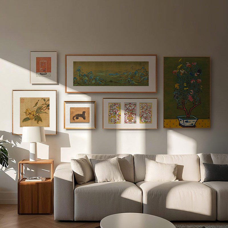 伽罗生活 中国画《枇杷山鸟图》林椿 花鸟中式田园风景客厅装饰画