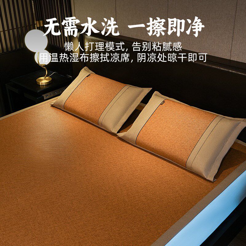 老席匠高端天然加厚藤席凉席2025年新款折叠夏季婴儿可用折叠席子