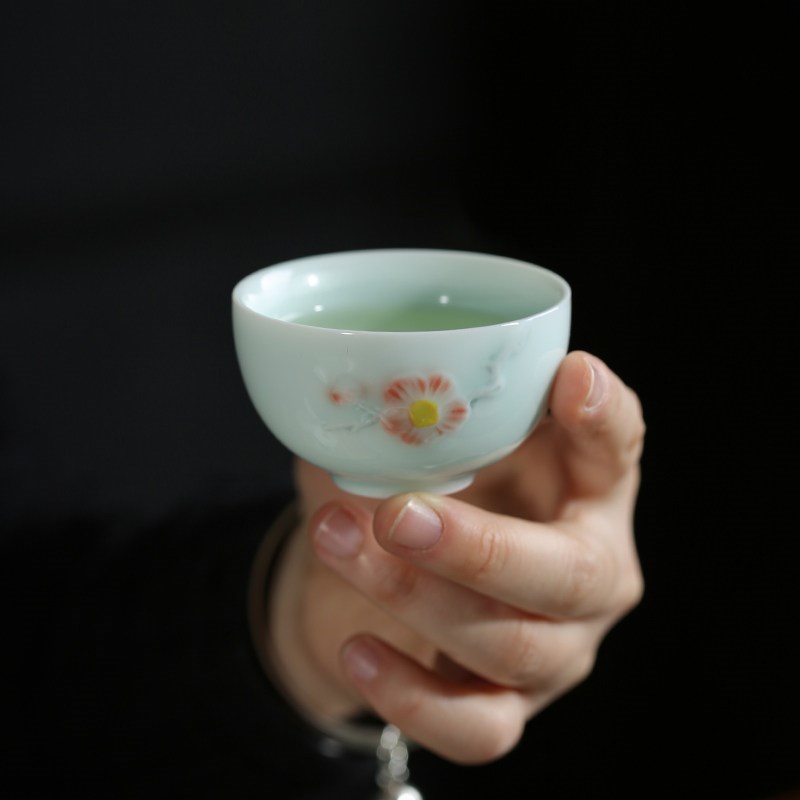 青瓷功夫茶具套装家用影青陶瓷茶壶杯子整套泡茶器高端拜年礼品盒