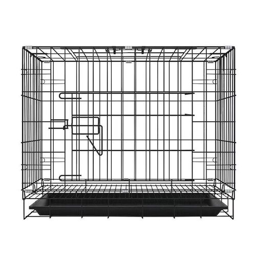 狗笼子小型犬中型犬专用加粗可折叠泰迪幼犬宠物笼带厕所室内家用