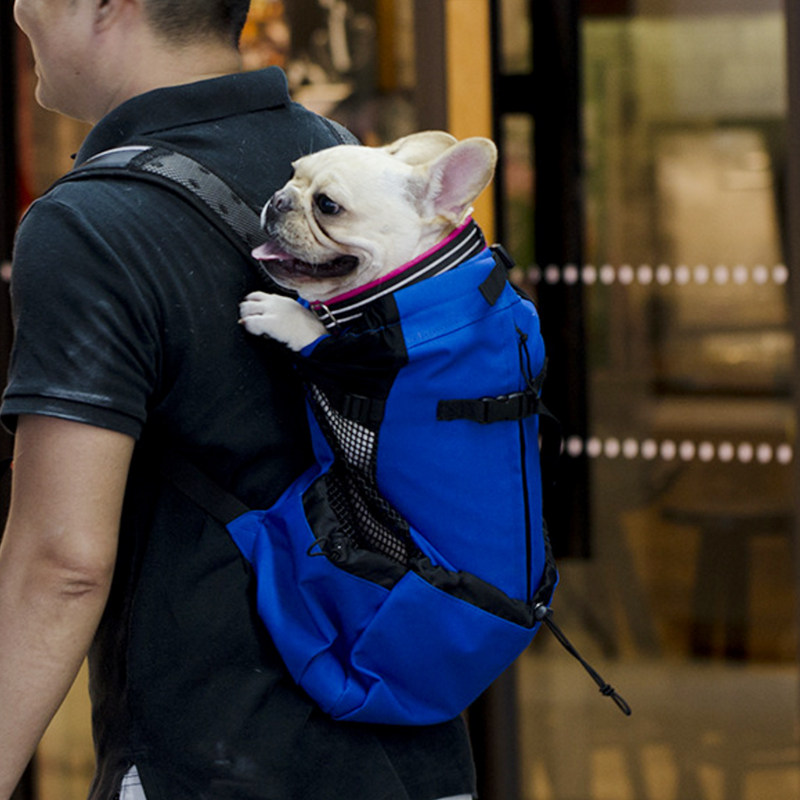 柯基外出双肩包宠物胸前背包法斗柴犬狗狗便捷包巴哥犬泰迪旅行包