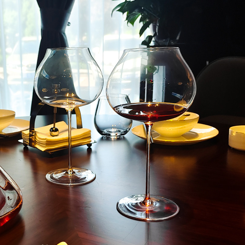 超薄细杆纯手工闻香杯品酒杯套装侍酒师大赛级红酒杯高脚杯收藏款